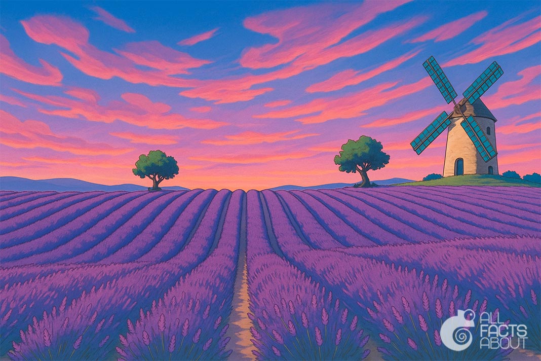 Lavender fields of Provence – a stunning summer sight to behold. Lavender fields of Provence – a breathtaking summer spectacle.