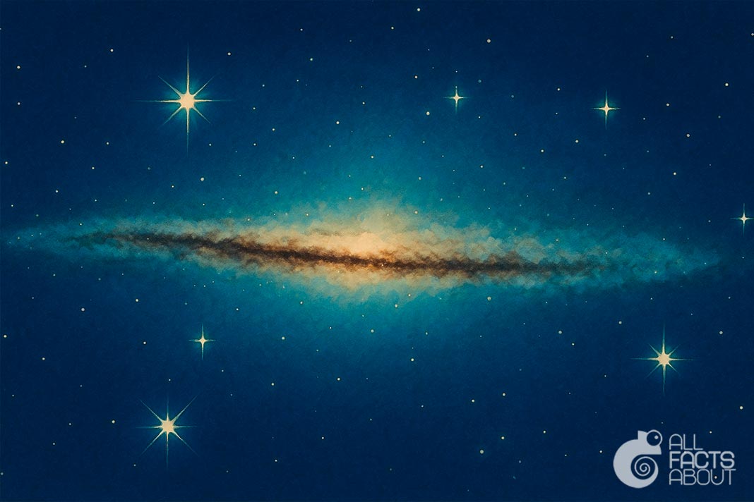 Spiral galaxy ESO 510-G13 with a warped dust disk in the constellation Hydra. ESO 510-G13 — a spiral galaxy located in the constellation Hydra.